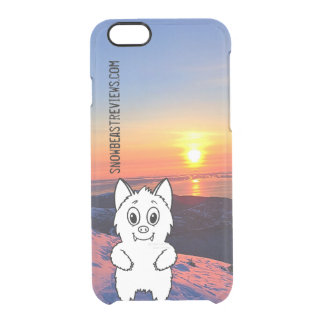 Coque iPhone 6/6S La bête claire de neige passe en revue le cas de