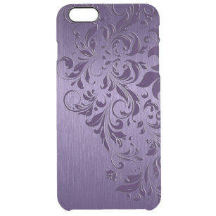 Coque iPhone 6 Plus Métallurgique Violet Avec Des Flèches Violettes
