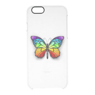 Coque iPhone 6/6S Monarque papillon arc-en-ciel