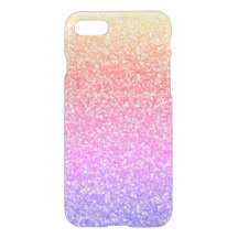 Parties scintillant Girly Rainbow Effet Clear iPho