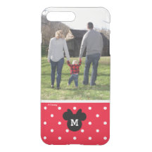 Point Minnie Red Polka | Photo personnalisée et mo