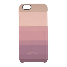 Tons chauds subtils et cas rayé chic de l'iPhone 6
