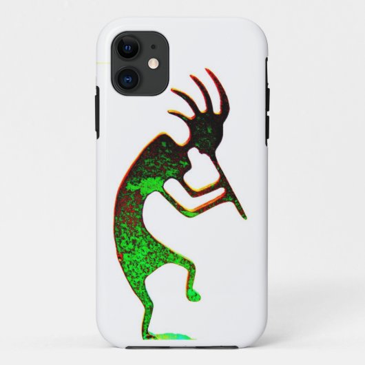 Coque vert kokopelli (Dos)