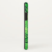 Coque vert Mandala iPhone X (Dos/Droite)