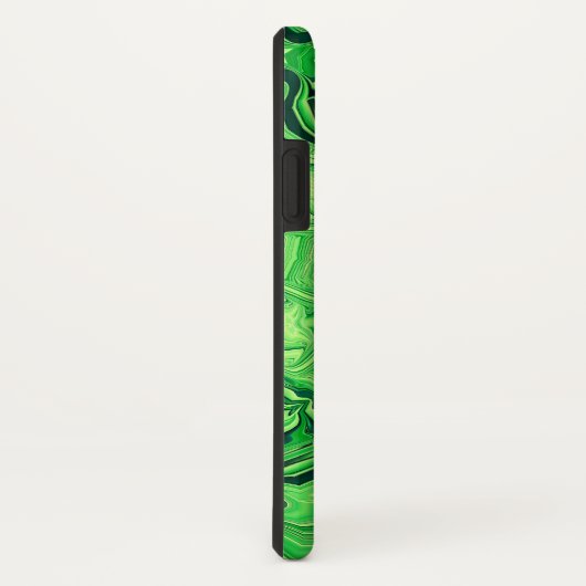 Coque vert Mandala iPhone X (Dos/Droite)