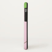 Coque vert pour iPhone portable de cochon rose Arr (Dos/Gauche)