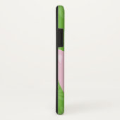 Coque vert pour iPhone portable de cochon rose Arr (Dos/Droite)