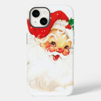 Coque vintage du Père Noël-coque iphone