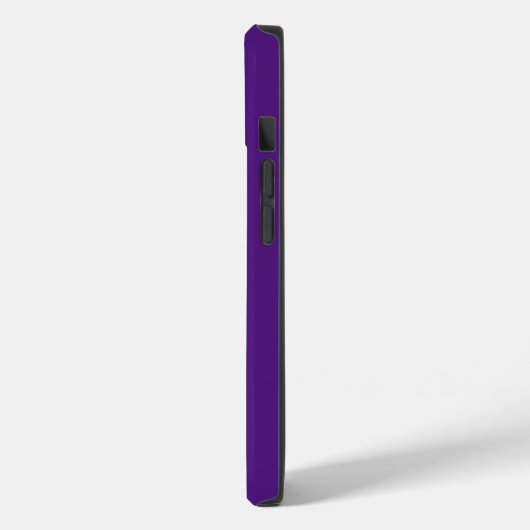 Coque violet iPhone 14. (Verso / Gauche)