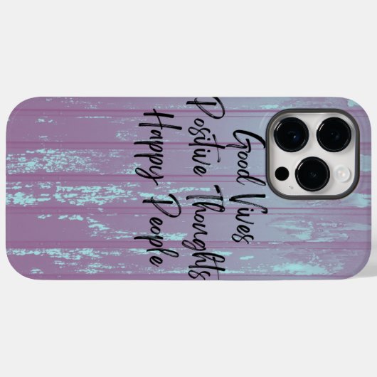 Coque violet Iphone 14 Pro Max, Citations Inspiran (Verso (horizontal))