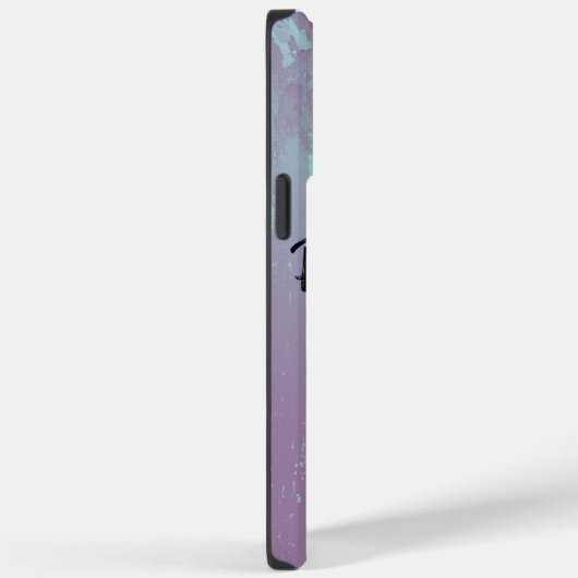 Coque violet Iphone 14 Pro Max, Citations Inspiran (Verso / Droite)