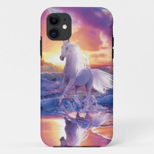 Coque White Stallion iPhone 5G (Dos)