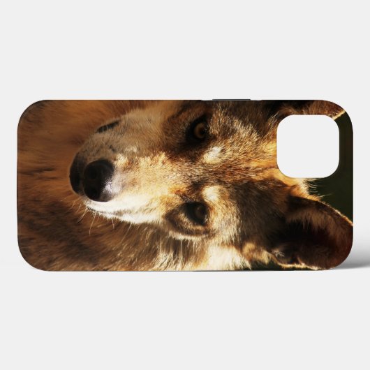 Coque Wolf ou Pet iPhone 13 (Verso (horizontal))
