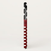 Coque X Noir, Blanc et Rouge Polka Dot (Dos/Gauche)