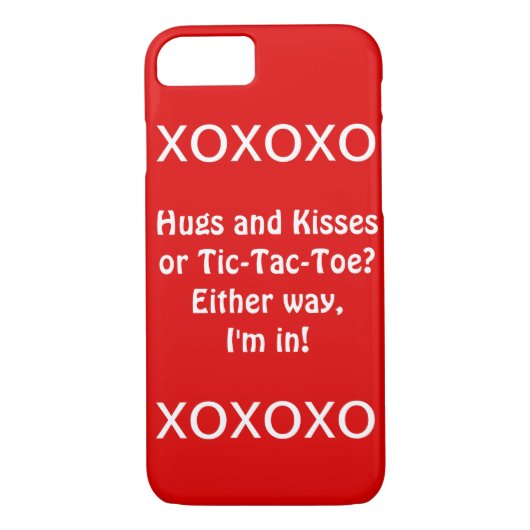 Coque XOXOXO iPhone 7 (Dos)
