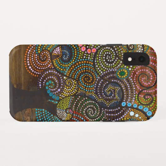 Coque XR de l'arborescence iPhone (Dos (Horizontal))