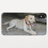 Coque Yellow Labrador Retriever iPhone X (Dos (Horizontal))