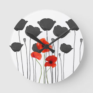 coquelicot ronde klok