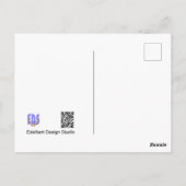 Coquelicots avec abeille CARTE POSTALE MERCI (Dos)