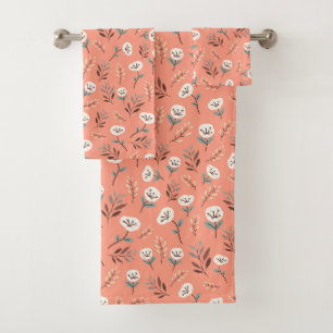 Coquelicots blancs sur une riche toile rouge