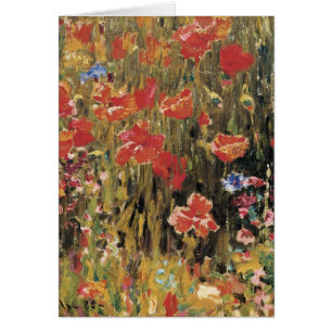 Coquelicots par Robert Vonnoh, Impressionnisme Vin