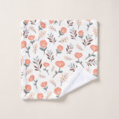 Coquelicots rouges de style scandinave (Gant de toilette)