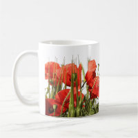 Coquelicots sur Mug et tasse.