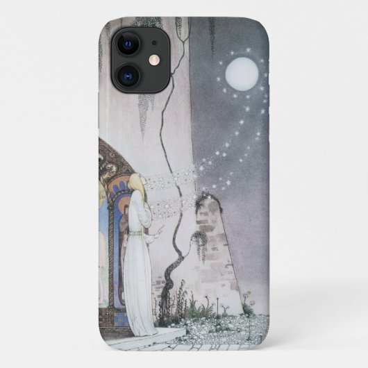 Coques Case-Mate iPhone カイ・ニールセン(Kay Nielsen)幻想的な童話のスマートフォンケース ラッシーと教母 夜 (Dos)