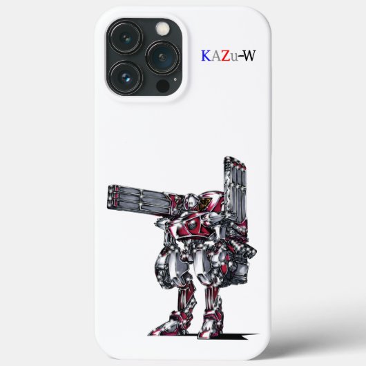 COQUES Case-Mate iPhone 作品番号00010　「高出力荷粒子砲3連装2基装備の砲兵機」 (Verso)