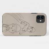 COQUES Case-Mate iPhone 友達の絵 (Dos (Horizontal))