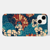 COQUES Case-Mate iPhone 日本の伝統的なヴィンテージデザインを使用したアート作品 花 (Verso (horizontal))