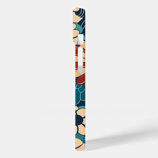 COQUES Case-Mate iPhone 日本の伝統的なヴィンテージデザインを使用したアート作品 花 (Verso / Gauche)