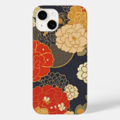 COQUES Case-Mate iPhone 日本の伝統的なヴィンテージデザインを使用したアート作品　花 (Verso)