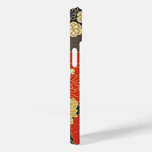 COQUES Case-Mate iPhone 日本の伝統的なヴィンテージデザインを使用したアート作品 花 (Verso / Droite)