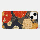 COQUES Case-Mate iPhone 日本の伝統的なヴィンテージデザインを使用したアート作品 花 (Verso (horizontal))