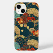 COQUES Case-Mate iPhone 日本の伝統的なヴィンテージデザインを使用したアート作品 花 (Verso)