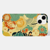 COQUES Case-Mate iPhone 日本の伝統的なヴィンテージデザインを使用したアート作品　花 (Verso (horizontal))