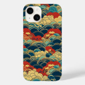 COQUES Case-Mate iPhone 日本の伝統的なヴィンテージデザインを使用したアート作品 雲 (Verso)