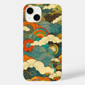 COQUES Case-Mate iPhone 日本の伝統的なヴィンテージデザインを使用したアート作品　雲 (Verso)