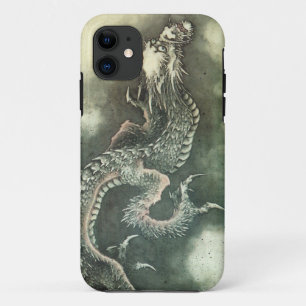 Coques Pour iPhone 昇 龍, 北 斎 Mont Fuji et Dragon, Hokusai, Ukiyo-e