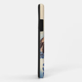 Coques Case-Mate iPhone 波と鶴, grue de 広重 et vagues, Hiroshige, Ukiyo-e (Dos/Droite)