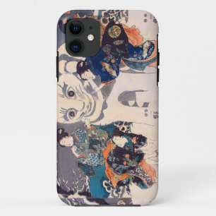 Case-Mate iPhone Case 猫 の 雪 だ る ま, 国 Gros Chat Snowman, Kuniyoshi, Ukiyo