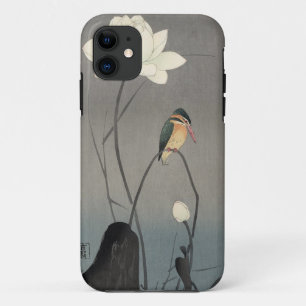 Case-Mate iPhone Case 蓮にカワセミ, martin-pêcheur de 古邨 sur Lotus, Koson,