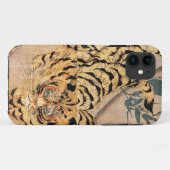 Coques Case-Mate iPhone 虎図, tigre de 国芳, Kuniyoshi (Dos (Horizontal))