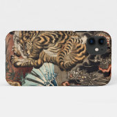 Coques Case-Mate iPhone 龍虎, tigre de 国芳 et dragon, Kuniyoshi, Ukiyo-e (Dos (Horizontal))