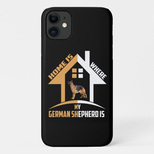 Coques Case-Mate iPhone 012 Accueil Où Est Mon Berger Allemand (Dos)