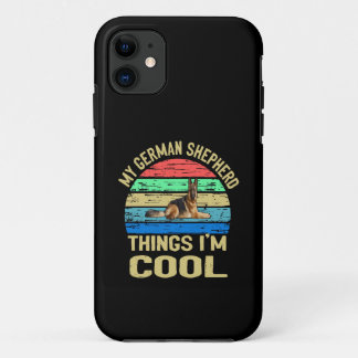 Case-Mate iPhone Case 012 Mon truc de berger allemand Je suis cool vinta