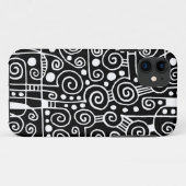 Coques Case-Mate iPhone 040512 - Noir sur blanc (Dos (Horizontal))
