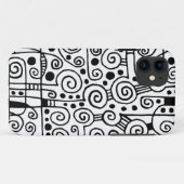 Coques Case-Mate iPhone 040512 - Noir sur blanc (Dos (Horizontal))