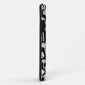 Coques Case-Mate iPhone 090512 Blanc et noir (Dos/Droite)